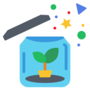 A jar containing a small sapling is opened, implying a fresh start full of potentials