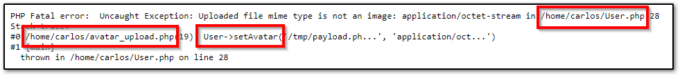 PHP fatal error, uploaded file mime type is not an image
